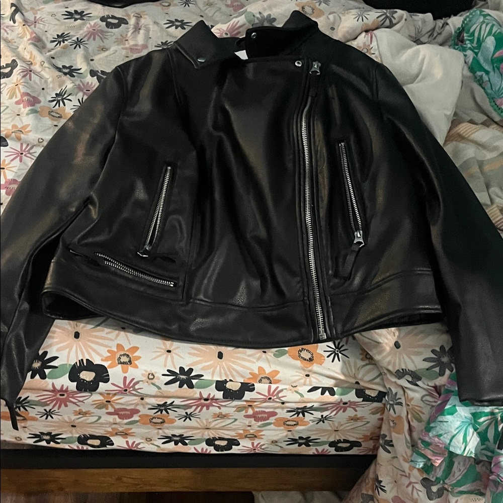 H&M Black Leather Jacket